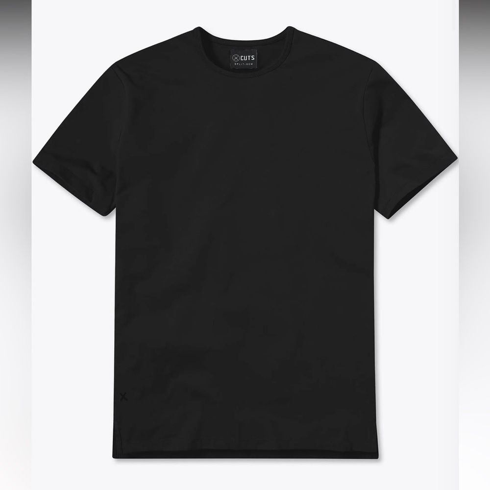 2 CUTS Split Hem Tees